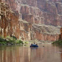 rafting on the colorado river in grand canyon