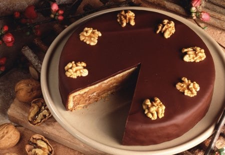 Chocolate cake - desserts, delicious, food, chocolate, sweets, cake