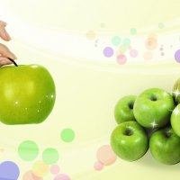 Green apples