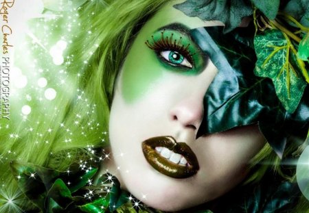 The 4 Elements - earth - by Roger Charles - fashion, green, pretty, model