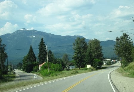 The Rockies mountains in BC - Canada 75 - sky, trees, photography, roads, mountains, white, clouds, snow, green