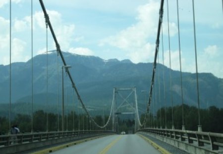 The Rockies mountains in BC - Canada 79 - mountains, roads, summit, white, sky, clouds, photography, bridges, birds, snow