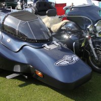 Harley Davidson at the car show BC