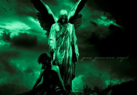 Your Guardian Angel - heaven, angels, angel, Your Guardian Angel, guardian angel