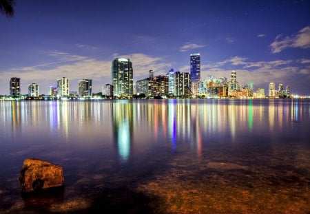 *** USA - Florida - Miami *** - ocean, architecture, florida, miami, skyscrapers