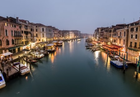 *** ITALY - Venice - Canal Grande *** - bouts, grande, venice, water, architecture, canal