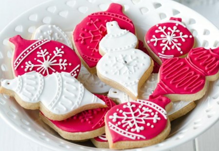 Holiday cookeis - sweets, cookies, holidays, food, plate