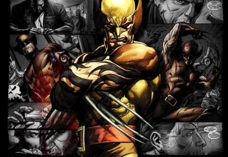 WOLVERINE - COMIC, CLAWS, BAD ASS, WOLVERINE