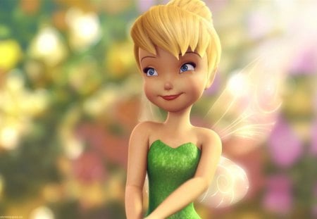 tinkerbell - tink, green, fairy, bell