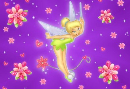 Disney tinkerbell - tinkerbell, pink, disney, wings