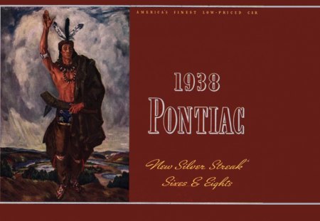 1938 Pontiac Cover art - wallpaper, pontiac, indian chief, 1938 pontiac