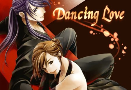 Dancing Love - lover, female, hot, brown eyes, gakupo, anime girl, brown hair, anime, romance, purple eyes, cute, handsome, love, male, sexy, couple, girl, long hair, meiko, kamui, purple hair, lovely, vocaloids, romantic, boy, vocaloid, sweet, kamui gakupo, guy