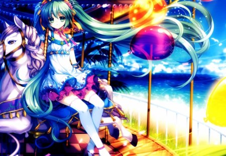 Anime - anime, colorful, kawaii, girl