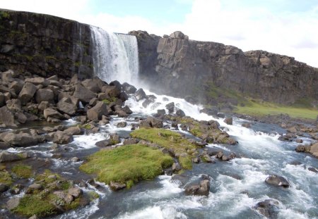 Thingvellir national Park - nature, fun, waterfall, river