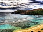 hanauma bay in waimanalo hawaii hdr