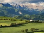 wonderful valley in italy