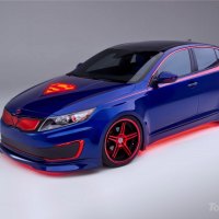 Superman Kia Optima Hybrid