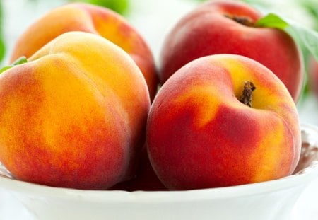 *** Peaches *** - food, dessert, fruits, peaches