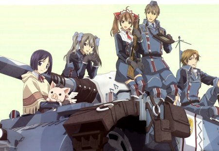 Valkyria Chronicles - Faldio Landzaat, Edy Nelson, manga, anime, Alicia Melchiott, Isara Gunther, Welkin Gunther, video game