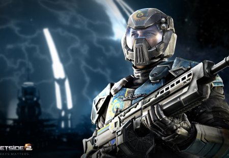 Planetside 2 Light Assault - sci-fi, game, light assault, planetside 2