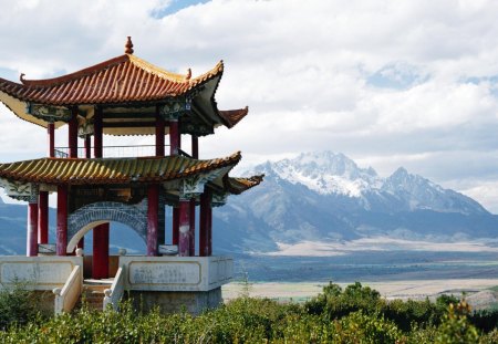 temple - architecture, fun, mountain, religious