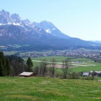 town of st. johann tirol in austria