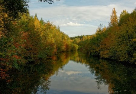 river - nature, fun, forest, river