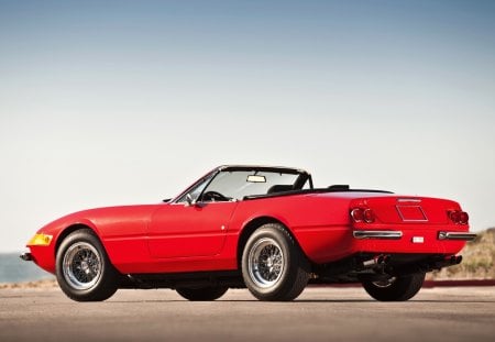 Ferrari Daytona Spider - gts, classic, conv, red