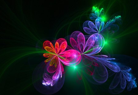 â€.BOUQUET BRILLIANTLY.â€ - bloom, colorful, bouquet, wonderful, florals, fractal art, amazing, shines, blossoms, pretty, cool, digital art, petals, bouquet brilliantly, imagination, lovely, pollen, sparkle, glow, spread, abstract, creations, brilliantly, 3d, raw fractals, beautiful, sweet, colors, flowers