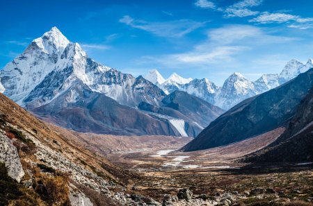 Nepal - himalayas, high lands, asia, nepal