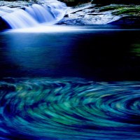 BLUE WATER SWIRL