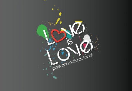 Love is Love - love, gay rights, white, hearts, valentines, red, humanist, atheist, marriage, religious, gay