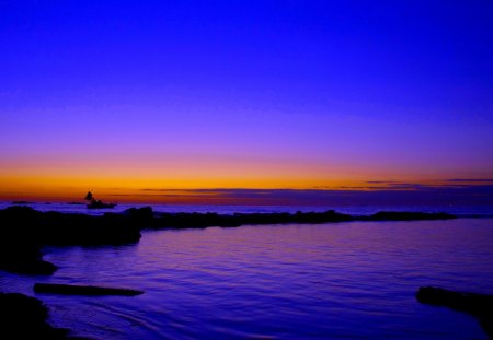 SUNSET - nature, horizon, ocean, sunset