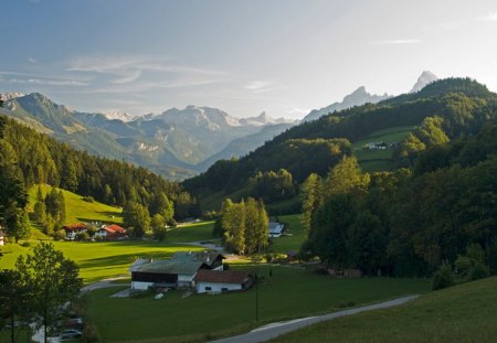 beautiful place - nature, awesome, green, beautiful place, sky