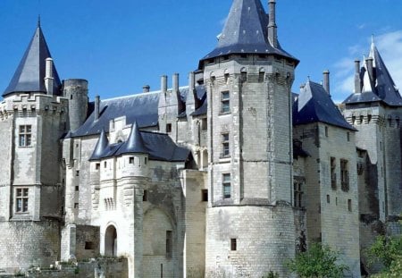 abandoned beautiful castle - stone, towers, abandoned, castle