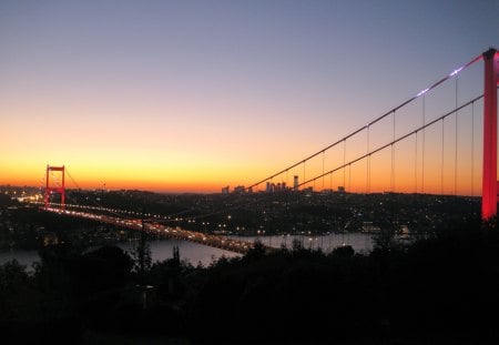 FSM Bridge - Ä°stanbul - fsm, 2nd bridge, fatih sultan mehmet, kopru, bosphorus