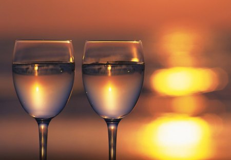 Wine glass - bokeh, glassware, wine glass, blur