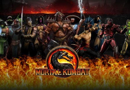 MORTAL KOMBAT - MORTAL KOMBAT, FIGHTERS, GAME, 2011