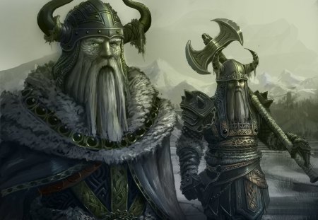 Vikings - nordic, elves, wood, gallic, forest, viking, north, celtic, nature, pagan, celtic cross, myth, cross, barbarian, celts, paganism