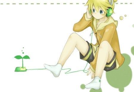 Listening to nature - Vocaloid, Kagamine Len, 02, Nature, Project Diva