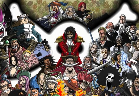 One Piece - main char, one piece, pirates, cant think of a fourth