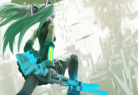 Hatsune Miku - Miku, Voco, Cant think of a fourth, Hatsune Miku, Vocoloid, Hatsune