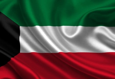 Kuwait - kuwait, flag, satin, country