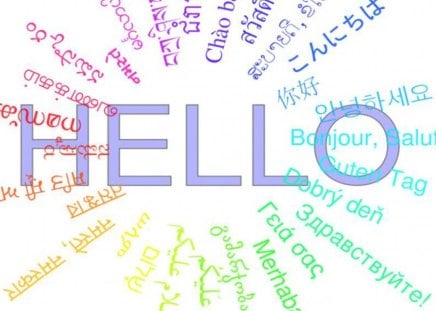 Hello - greeting, hello, languages