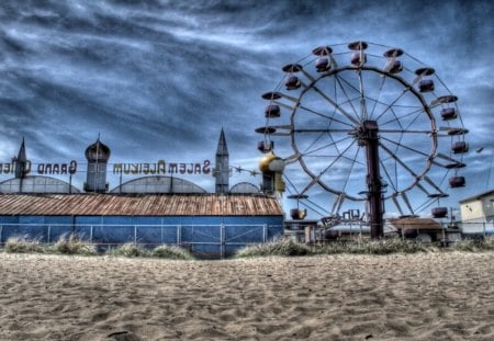 beach carousel  - beach, life