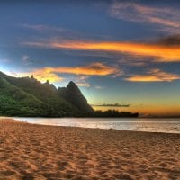 beach sunset 