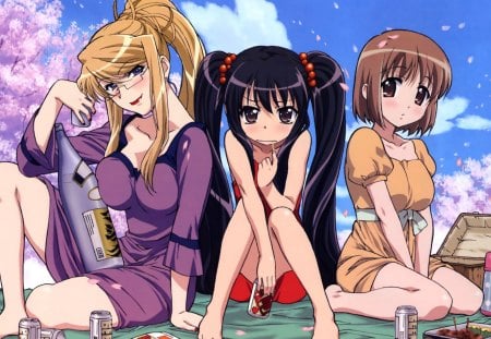 Picnic - shana, anime, kazumi, shakugan no shana