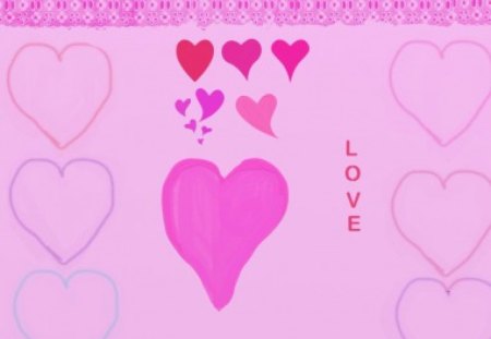 heartsoflove - love, hearts, pink, heart, backgrounds, lace, wallpaper