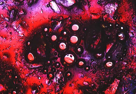 Alien Land - craters, red, planet