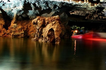 Alisadr cave the biggest water cave all over the world located in Hamedan Iran